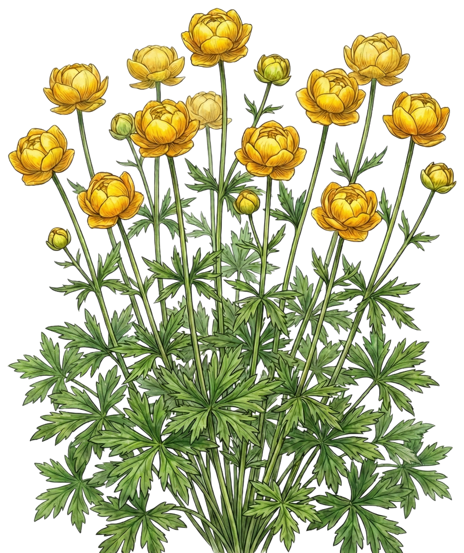 Купальница европейская